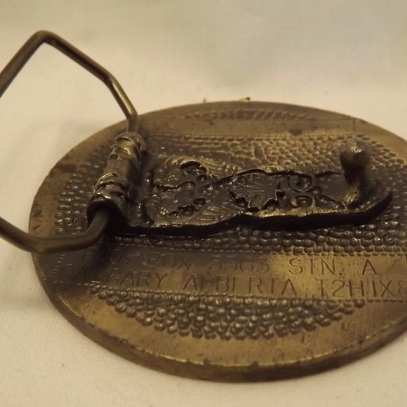 Vintage Target Irrigation Ltd. Brass Belt Buckle - Picture 5 of 5